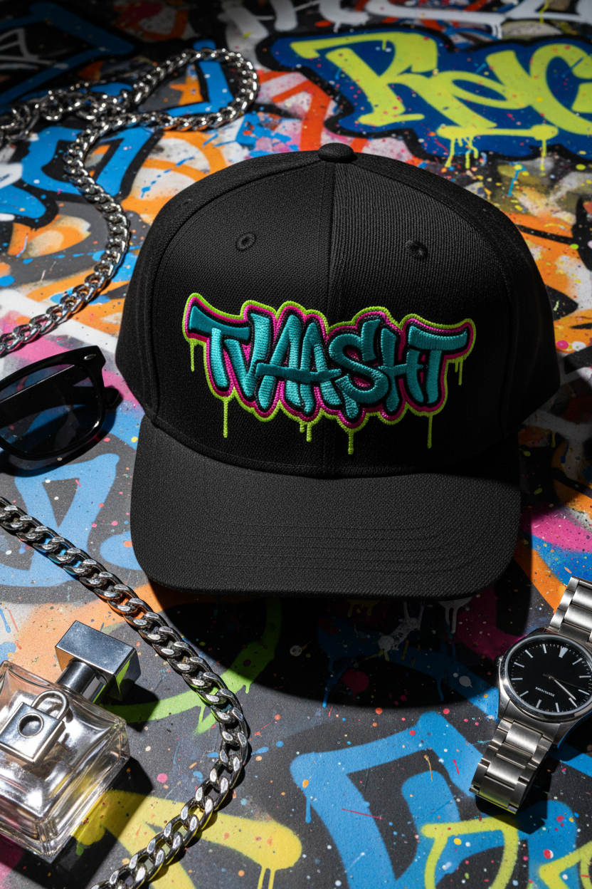 Tvaasht graffiti cap - corrected spelling